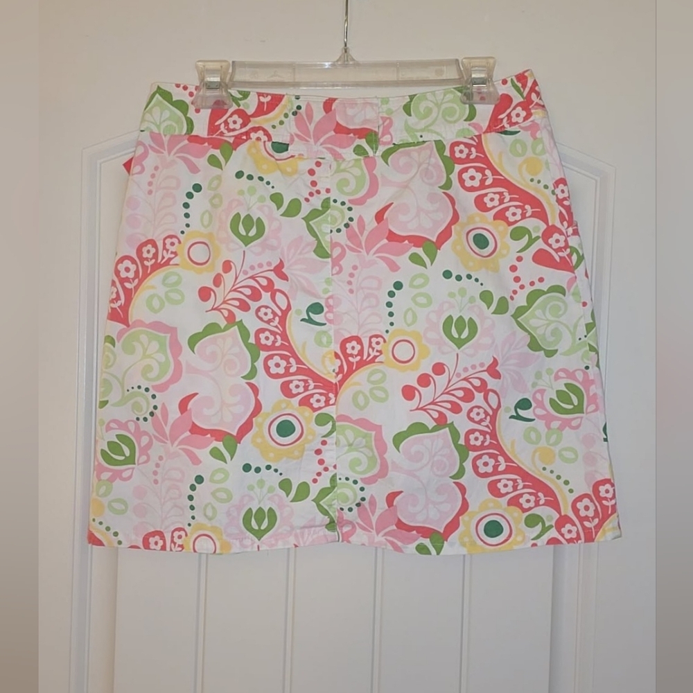 White Stag Colorful Floral Mini Skirt Great Condition Size 6